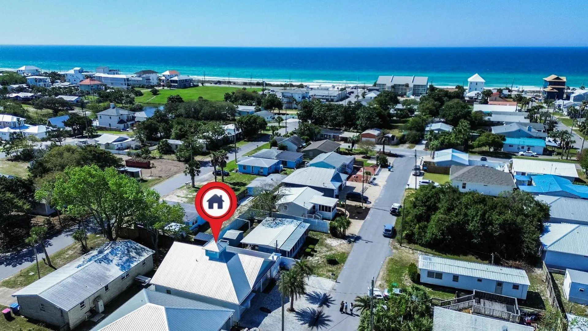 Pcb Beach Paradise, Steps To Sand, Sleeps 8 Панама-Сити Дом отдыха